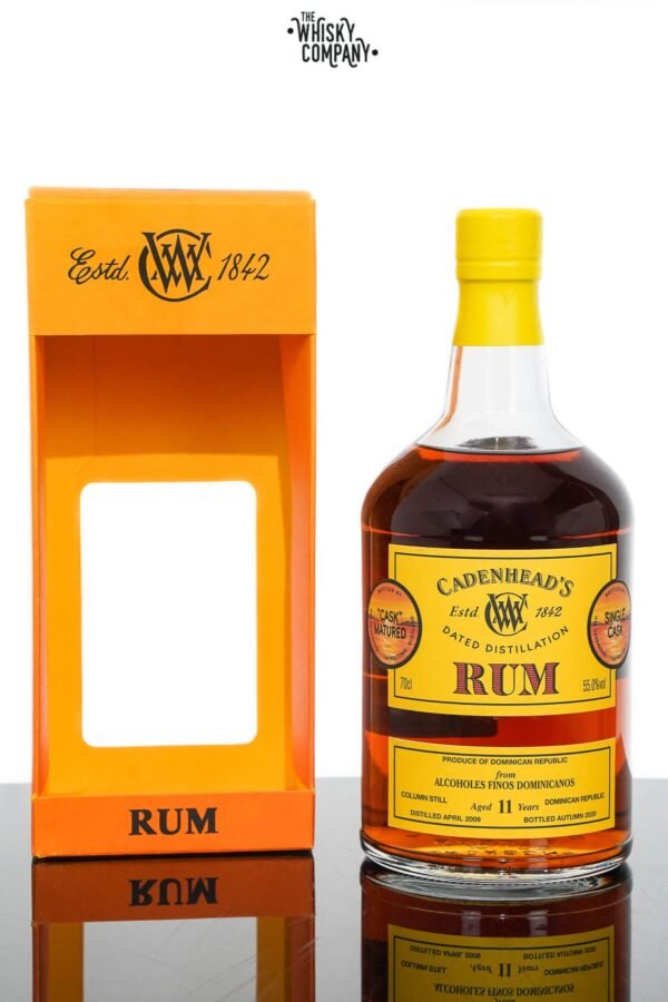 Alcoholes Finos Dominicanos 2009 Aged 11 Years Dominican Republic Rum – Cadenhead’s (700ml)