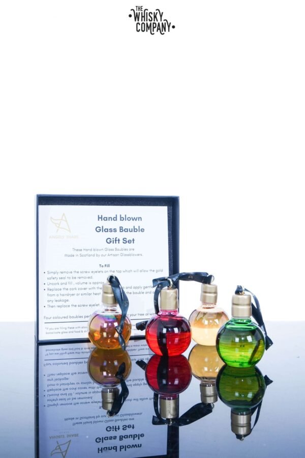 Angels’ Share Glass Christmas Whisky Bauble – Arran Malts