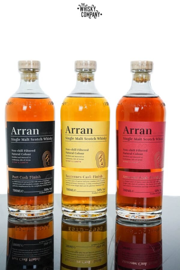 Arran Cask Finish Trio Island Single Malt Scotch Whisky (700ml)