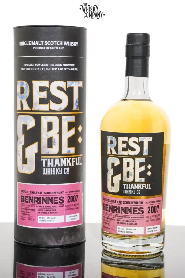Benrinnes 2007Aged 12 Years Single Malt Scotch Whisky – Rest & Be Thankful (700ml)