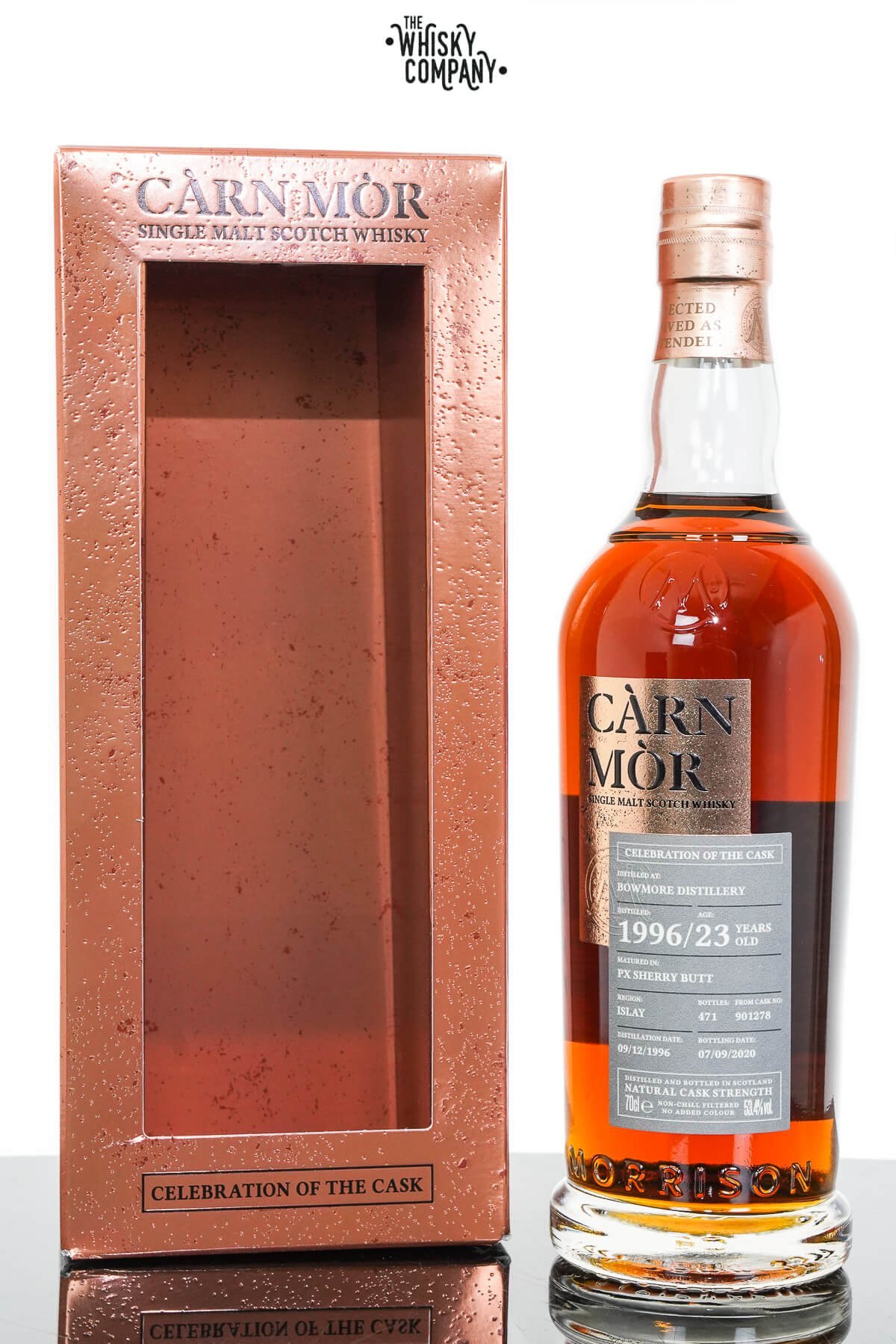 Bowmore 1996 Aged 23 Years Single Malt Scotch Whisky – Càrn Mòr Celebration of The Cask (700ml)