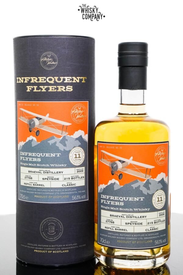 Braeval 2009 Aged 11 Years Single Malt Scotch Whisky – Infrequent Flyers (700ml)