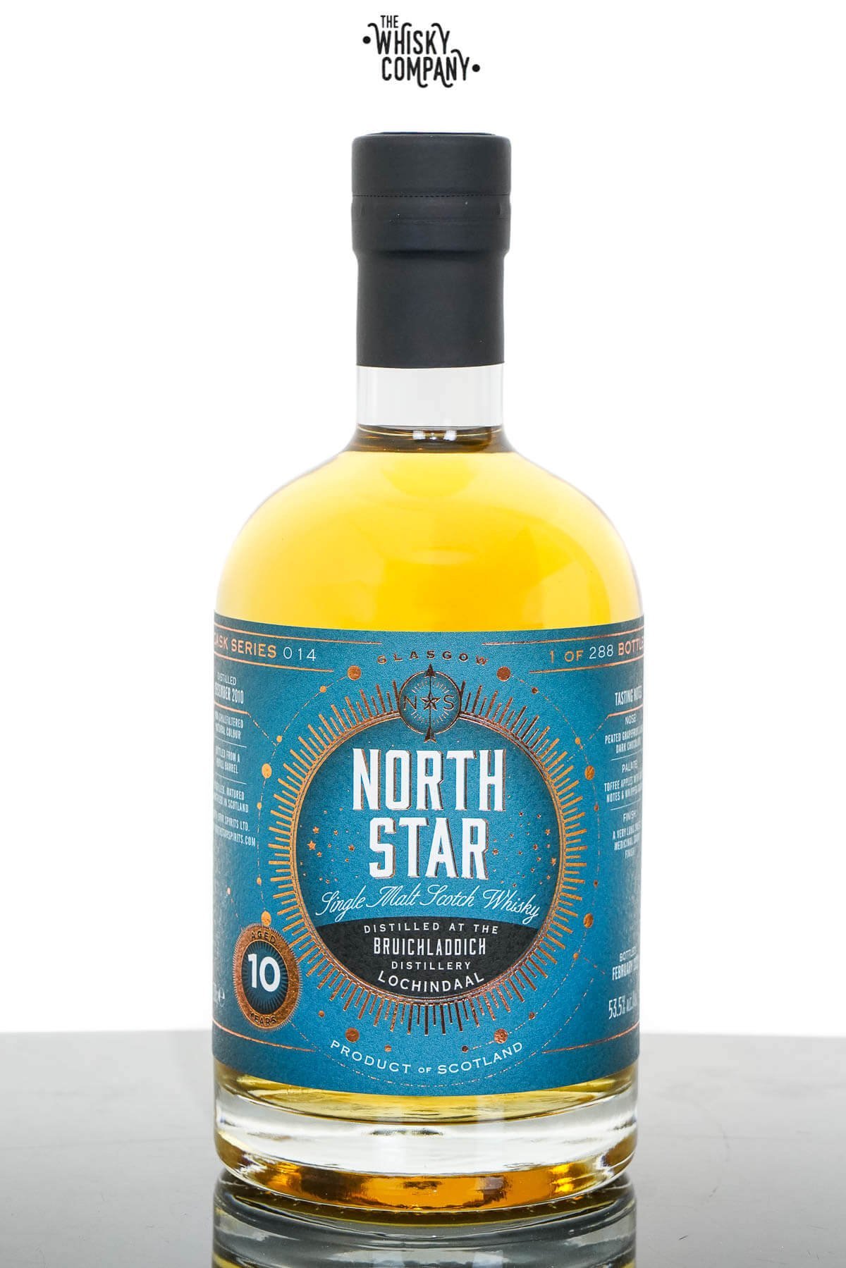 Bruichladdich Lochindaal 2010 Aged 10 Years Single Malt Scotch Whisky – North Star (700ml)