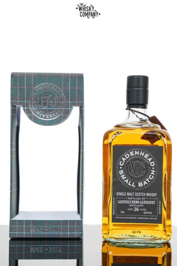 Glentauchers 1990 Aged 26 Years Single Malt Scotch Whisky – Cadenhead (700ml)
