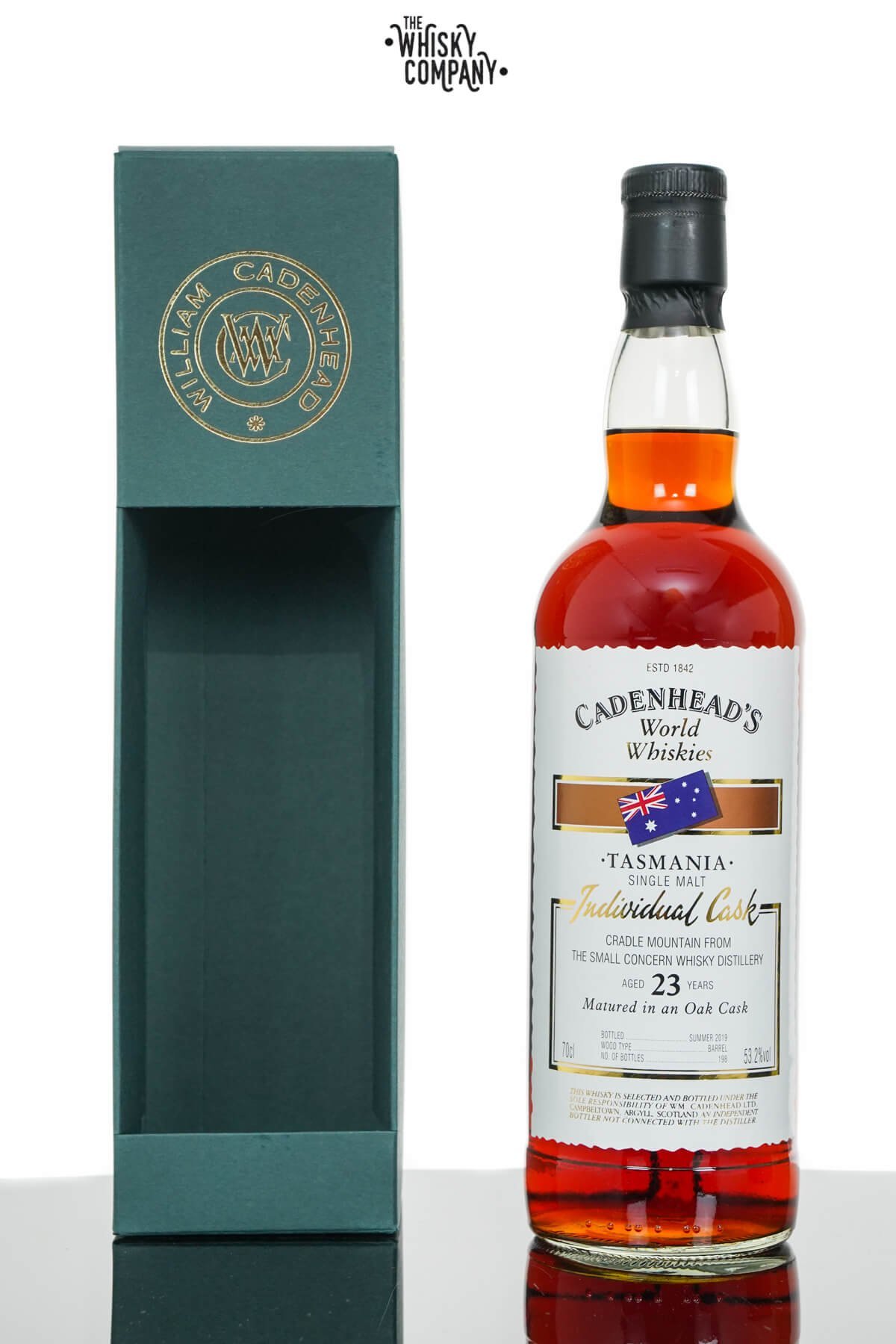 Cradle Mountain 1996 23 Years Old Single Cask Whisky – Cadenhead (700ml)