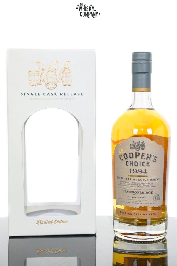 Cameronbridge 1984 Aged 35 Years Single Grain Scotch Whisky – The Cooper’s Choice (700ml)