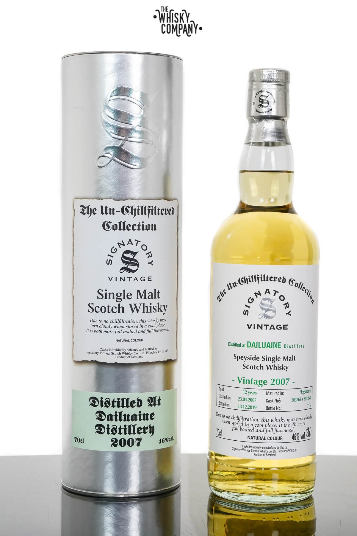 Dailuaine 2007 Aged 12 Years Speyside Single Malt Scotch Whisky – Signatory Vintage (700ml)