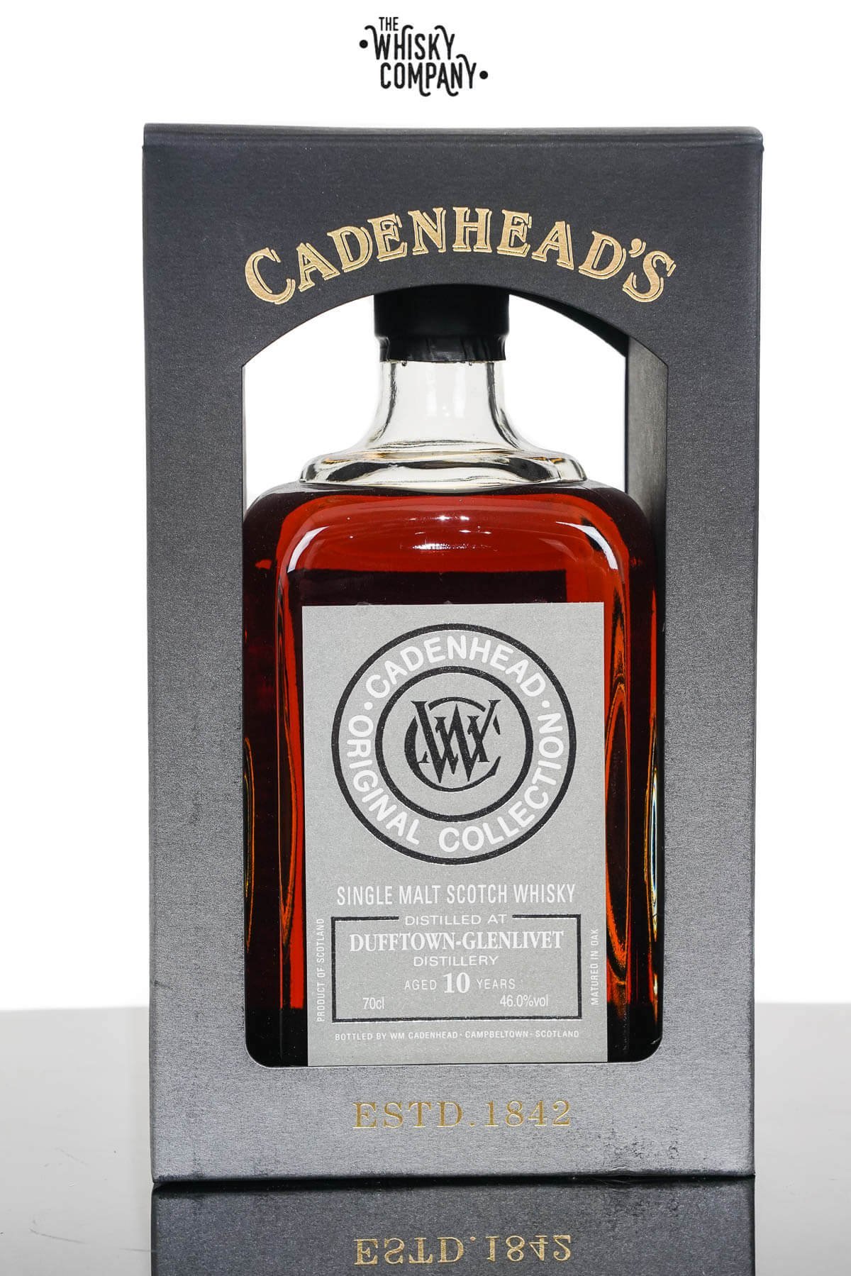 Dufftown – Glenlivet Aged 10 Years Single Malt Scotch Whisky – Cadenhead (700ml)