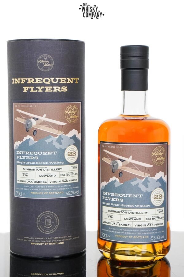 Dumbarton 1997 Aged 22 Years Single Grain Scotch Whisky – Infrequent Flyers #19 (700ml)