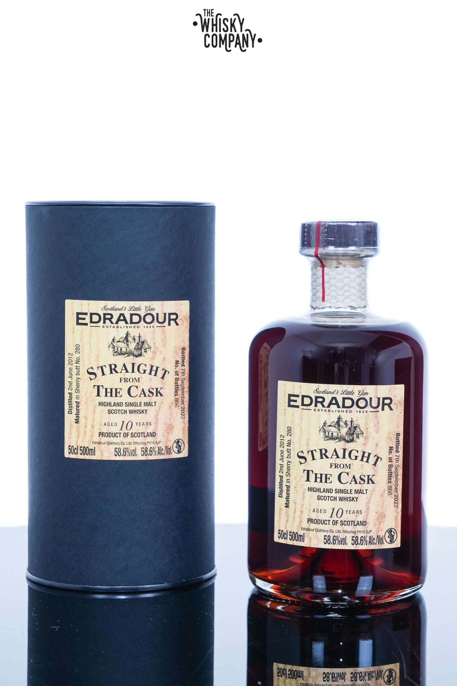 Edradour 2012 Aged 10 Years SFTC Highland Single Malt Scotch Whisky – Cask 280 (500ml)