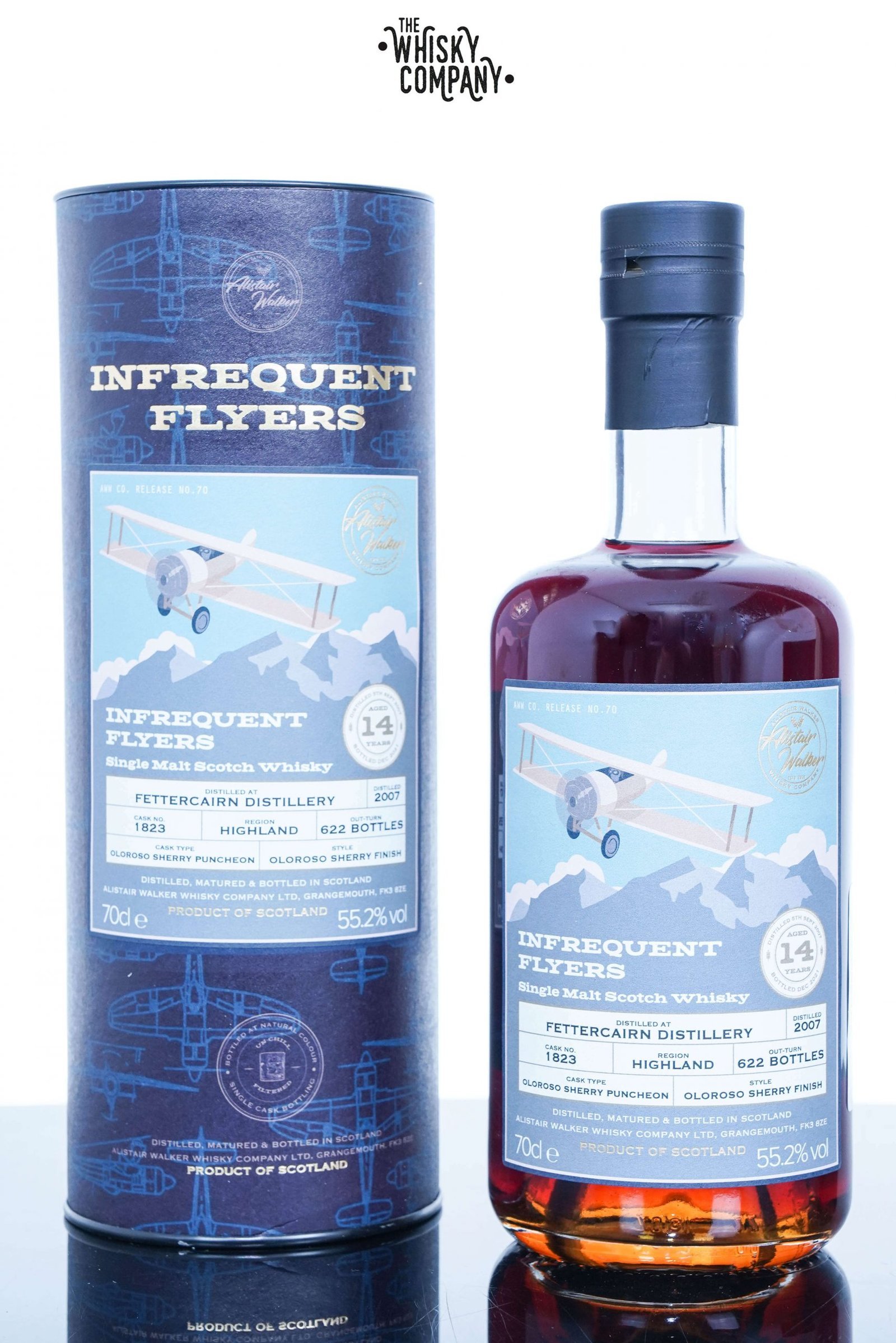 Fettercairn 2007 Aged 14 Years Single Malt Scotch Whisky – Infrequent Flyers #70 (700ml)