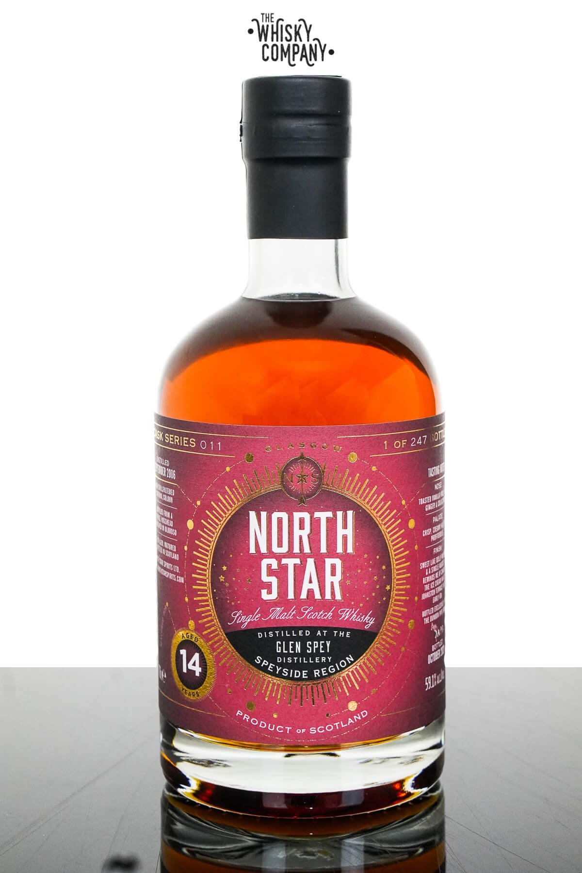 Glen Spey 2006 Aged 14 Years Single Malt Scotch Whisky – North Star (700ml)
