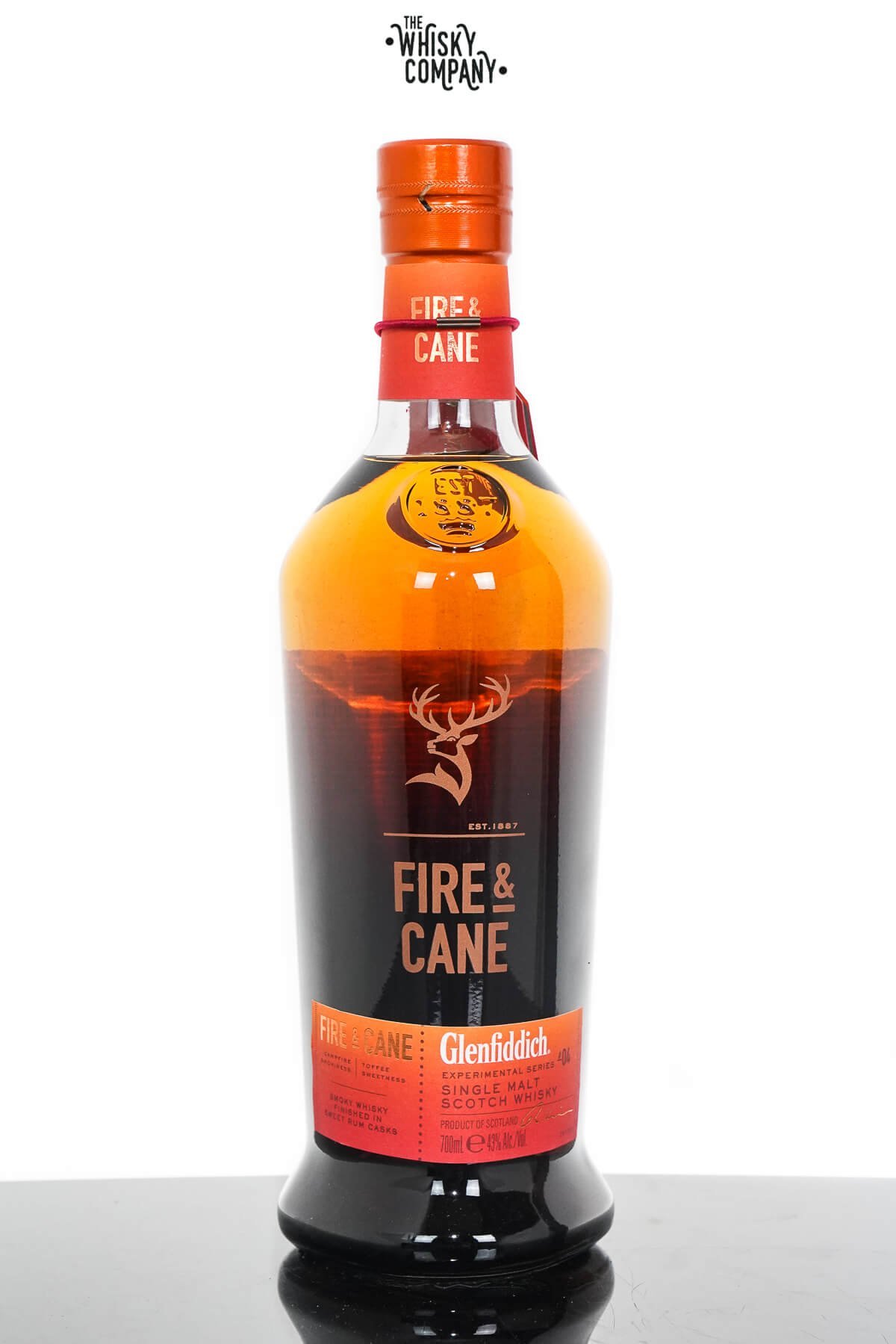 Glenfiddich Fire & Cane Speyside Single Malt Scotch Whisky – Experimental Series (700ml)