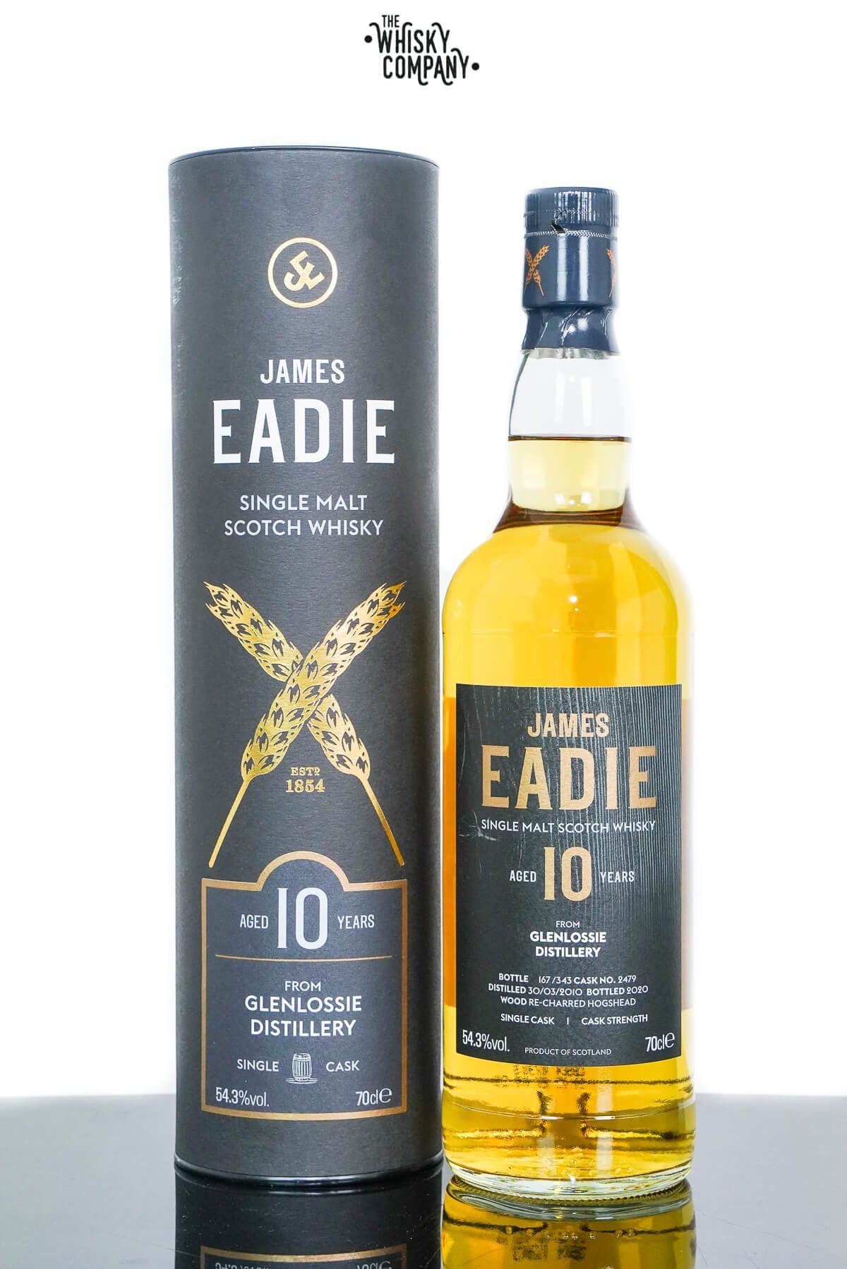 Glenlossie Aged 10 Years Single Malt Scotch Whisky – James Eadie (700ml)