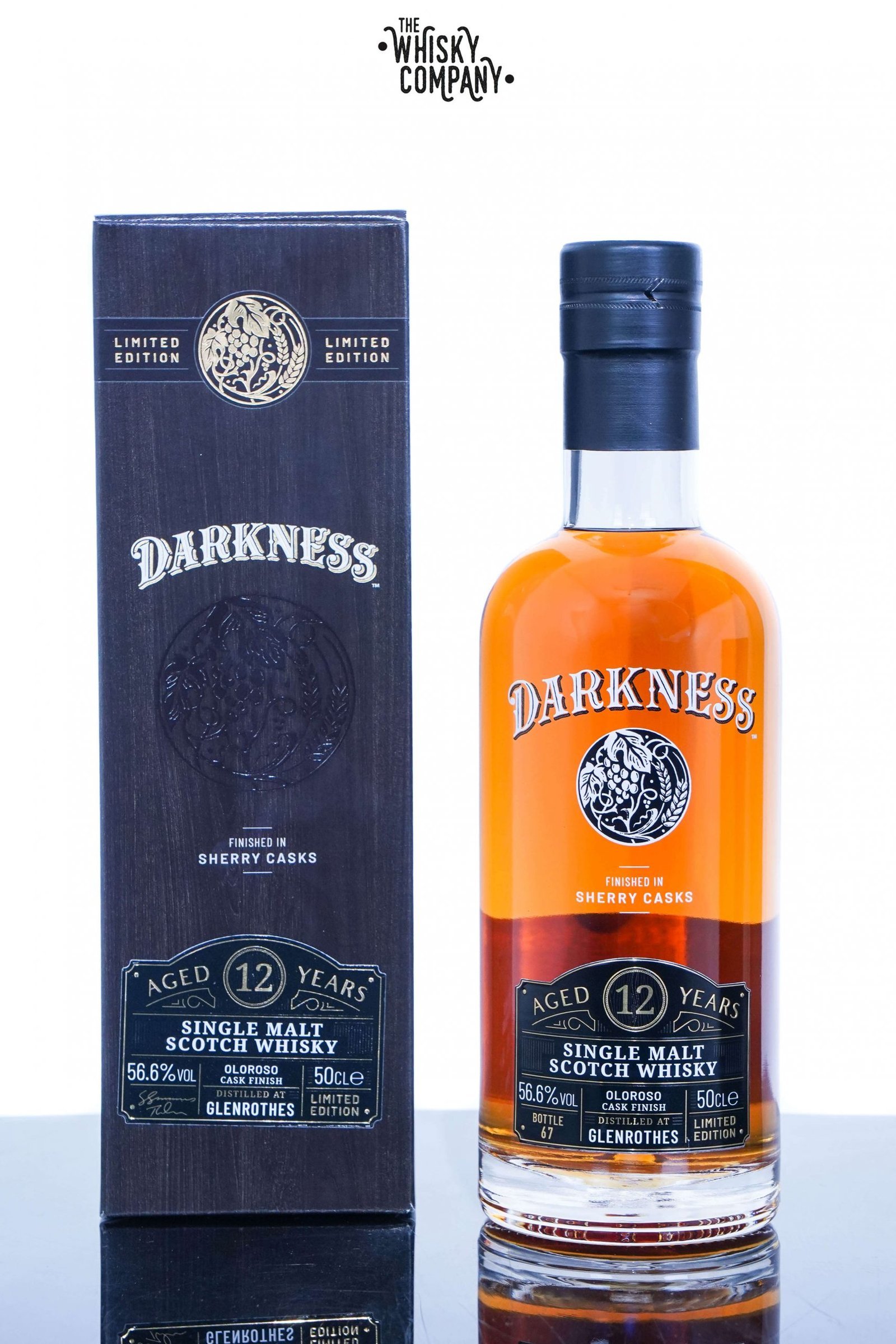 Glenrothes Aged 12 Years Oloroso Sherry Finish Single Malt Scotch Whisky – Darkness (500ml)
