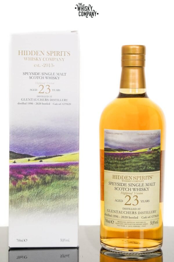 Glentauchers 1996 Aged 23 Years Speyside Single Malt Scotch Whisky – Hidden Spirits (700ml)