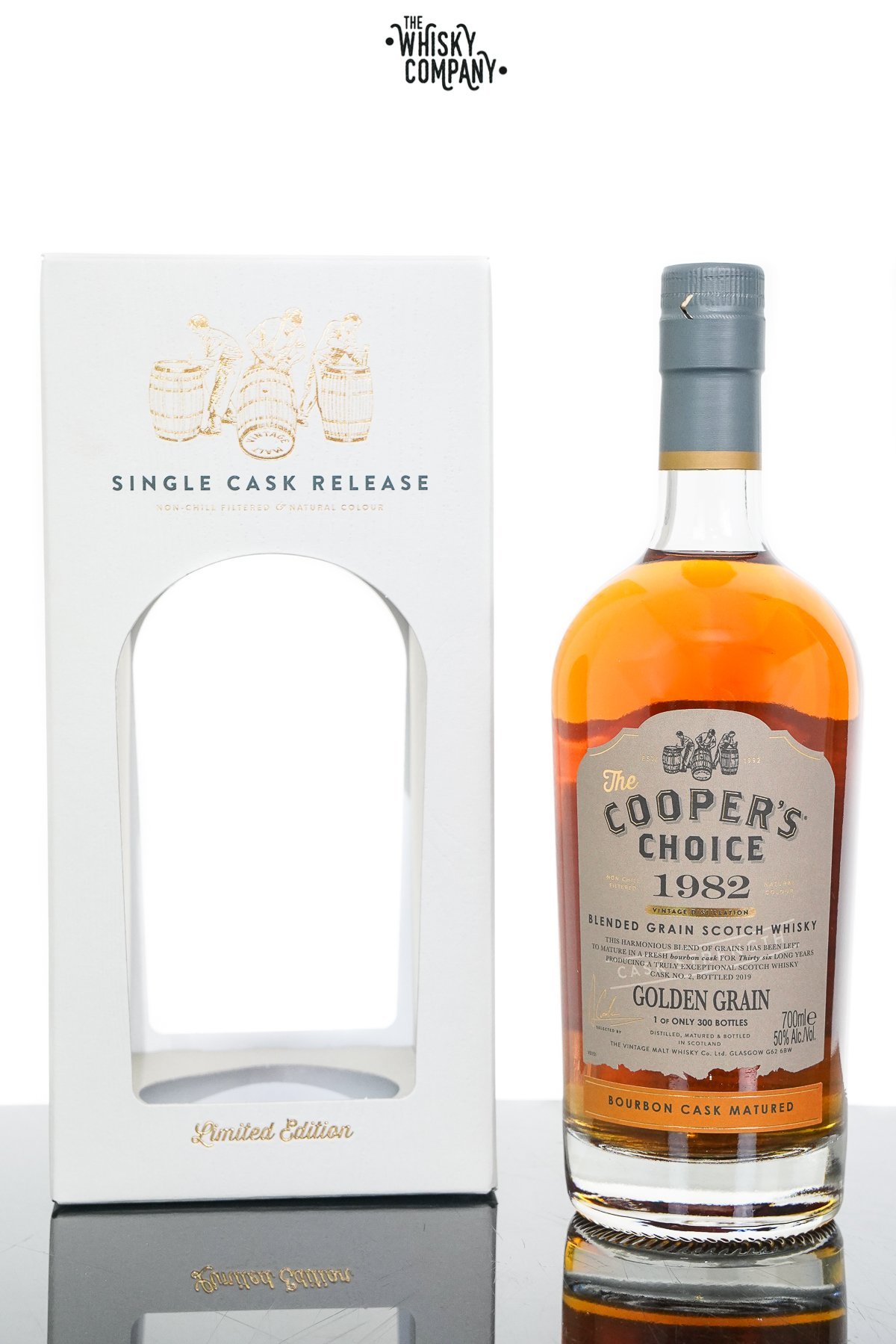 Golden Grain 1982 Aged 36 Years Single Grain Scotch Whisky – The Cooper’s Choice (700ml)