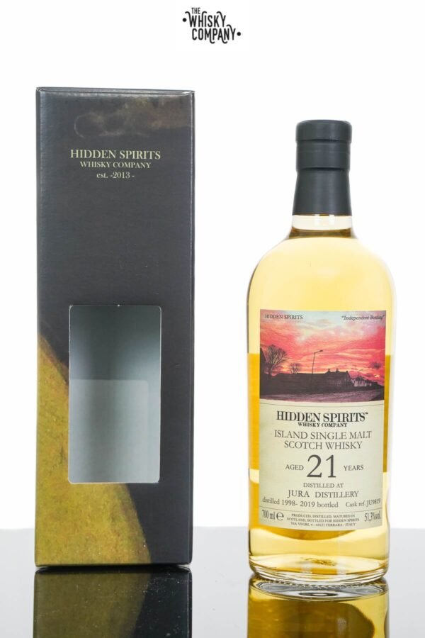 Jura 1998 Aged 21 Years Single Malt Scotch Whisky – Hidden Spirits (700ml)