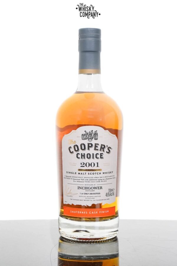 Inchgower 2001 Aged 19 Years Speyside Single Malt Scotch Whisky – The Cooper’s Choice (700ml)