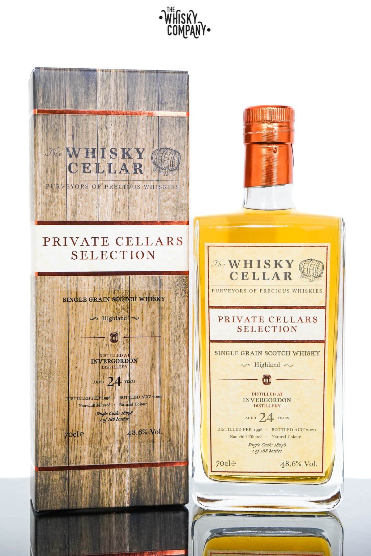 Invergordon 1996 Aged 24 Years Private Cellars Selection Single Grain Scotch Whisky – The Whisky Cellar (700ml)