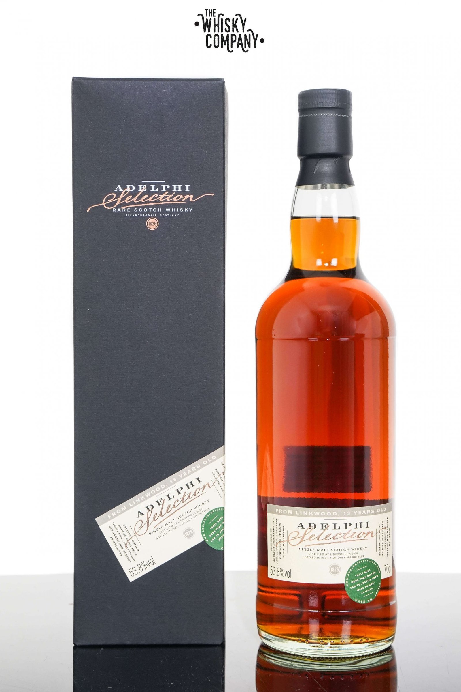 Linkwood 2008 Aged 13 Years Single Malt Scotch Whisky – Adelphi #805189 (700ml)