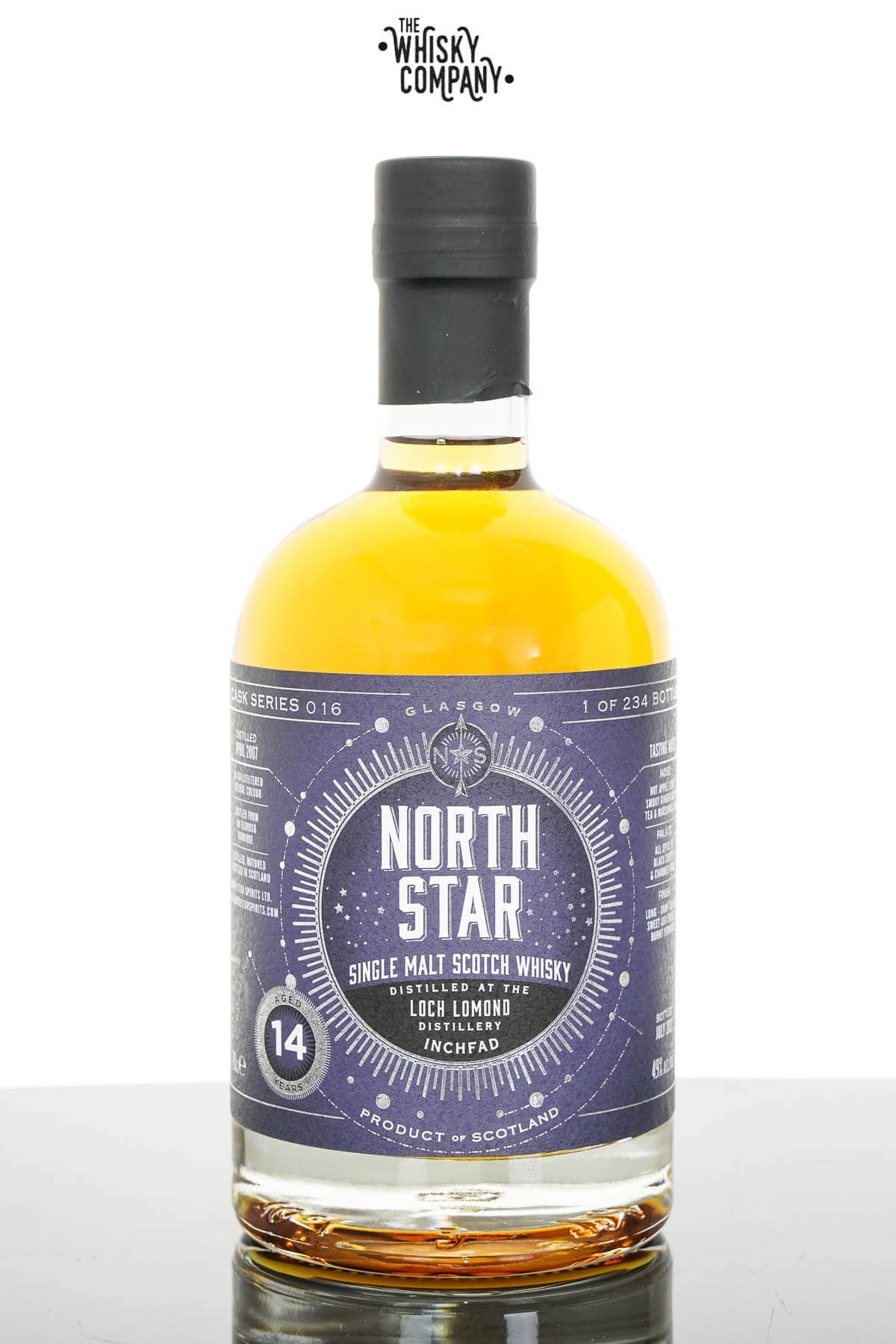 Loch Lomond Inchfad 2007 Aged 14 Years Single Malt Scotch Whisky – North Star (700ml)