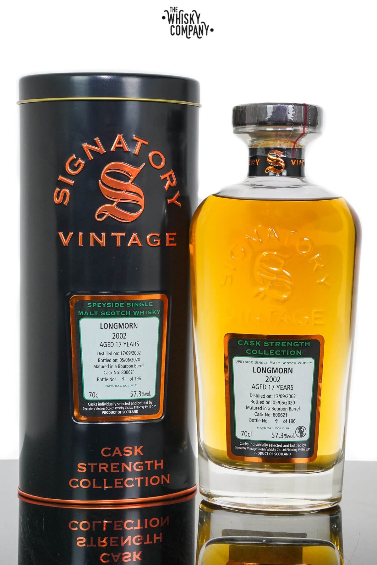 Longmorn 2002 Aged 17 Years Cask Strength Single Malt Scotch Whisky – Signatory Vintage (700ml)