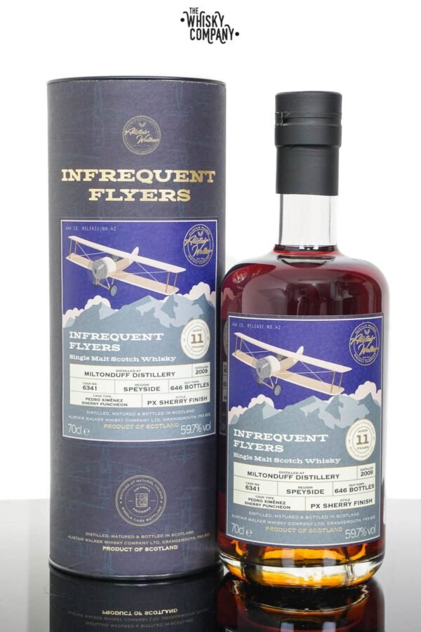 Miltonduff 2009 Aged 11 Years Single Malt Scotch Whisky – Infrequent Flyers (700ml)