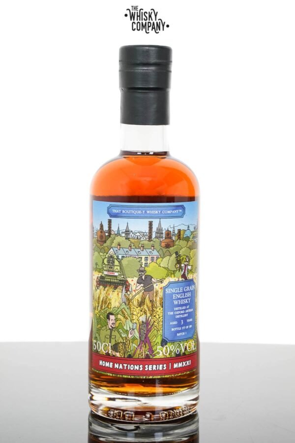 Oxford Artisan Aged 3 Years Single Grain English Whisky Batch 1 – That Boutique-Y Whisky Company (500ml)