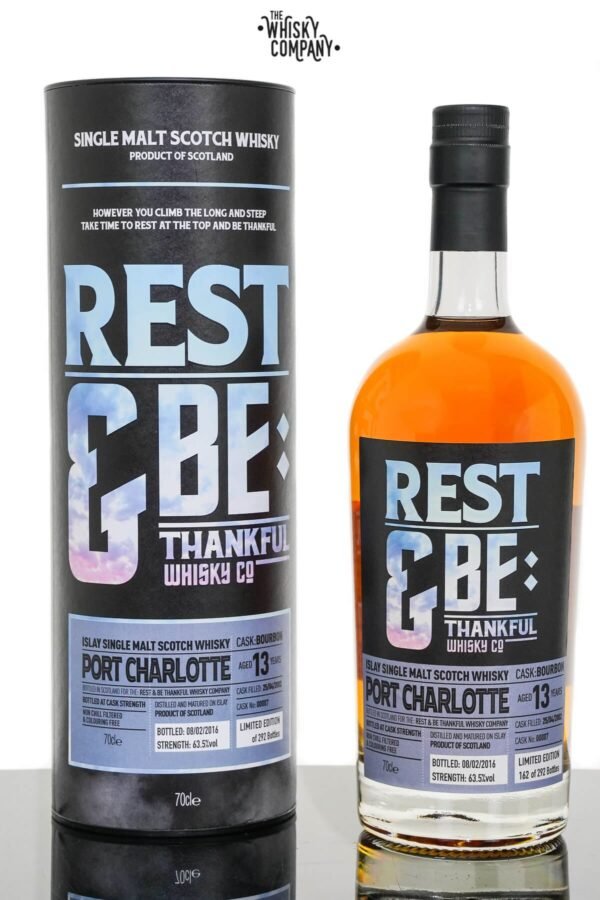 Port Charlotte 2002 Aged 13 Years Single Malt Scotch Whisky – Rest & Be Thankful (700ml)