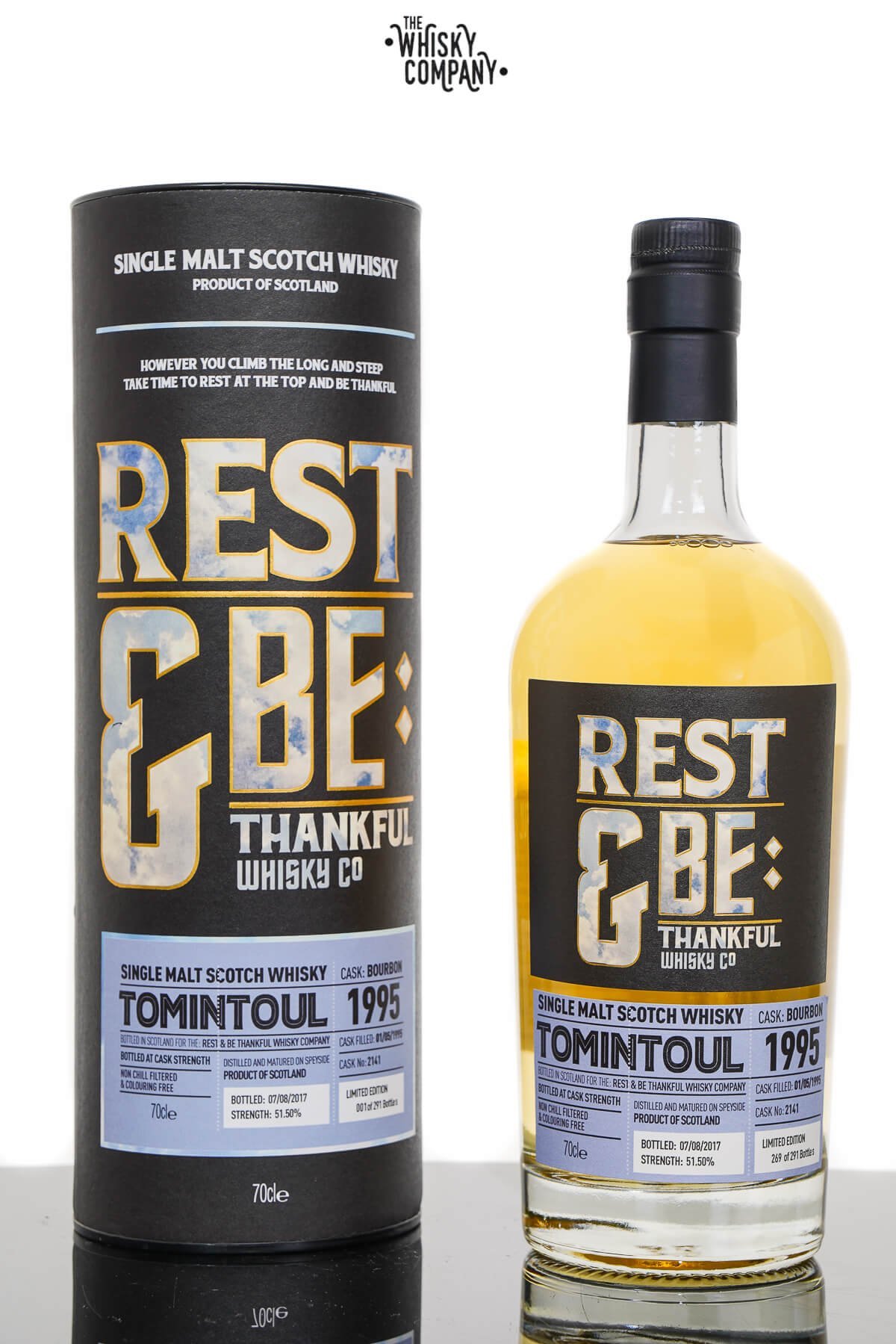 Tomintoul 1995 Aged 22 Years Old Single Malt Scotch Whisky – Rest and be Thankful (700ml)