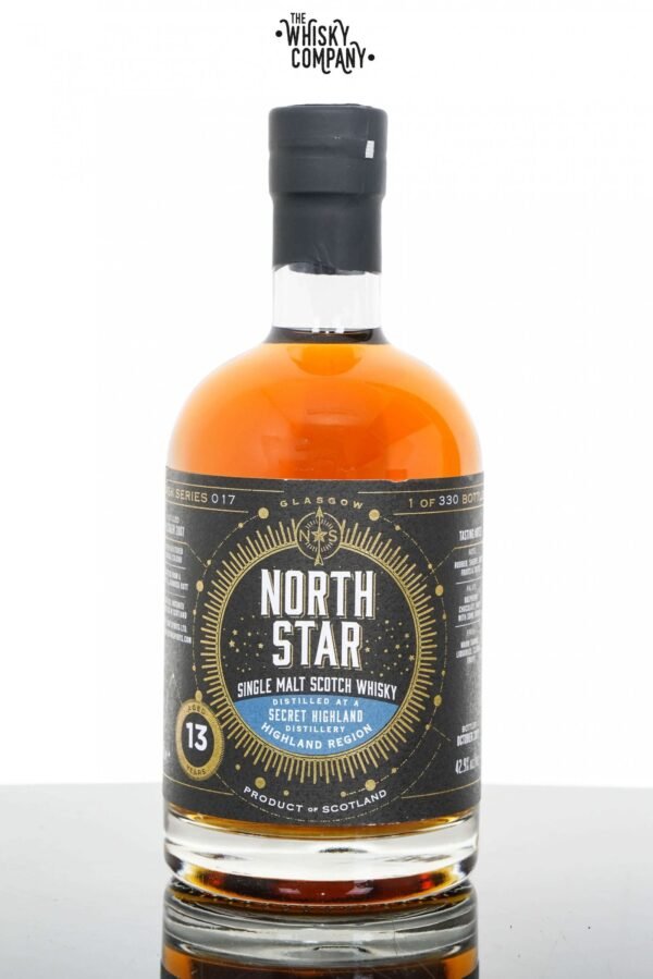 Secret Highland 2007 Aged 13 Years Single Malt Scotch Whisky – North Star (700ml)