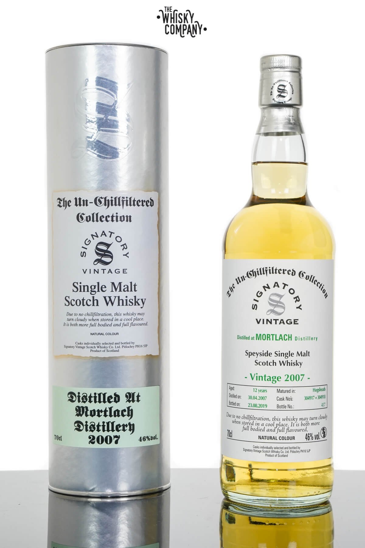Mortlach 2007 Aged 12 Years UCF Speyside Single Malt Scotch Whisky – Signatory Vintage (700ml)
