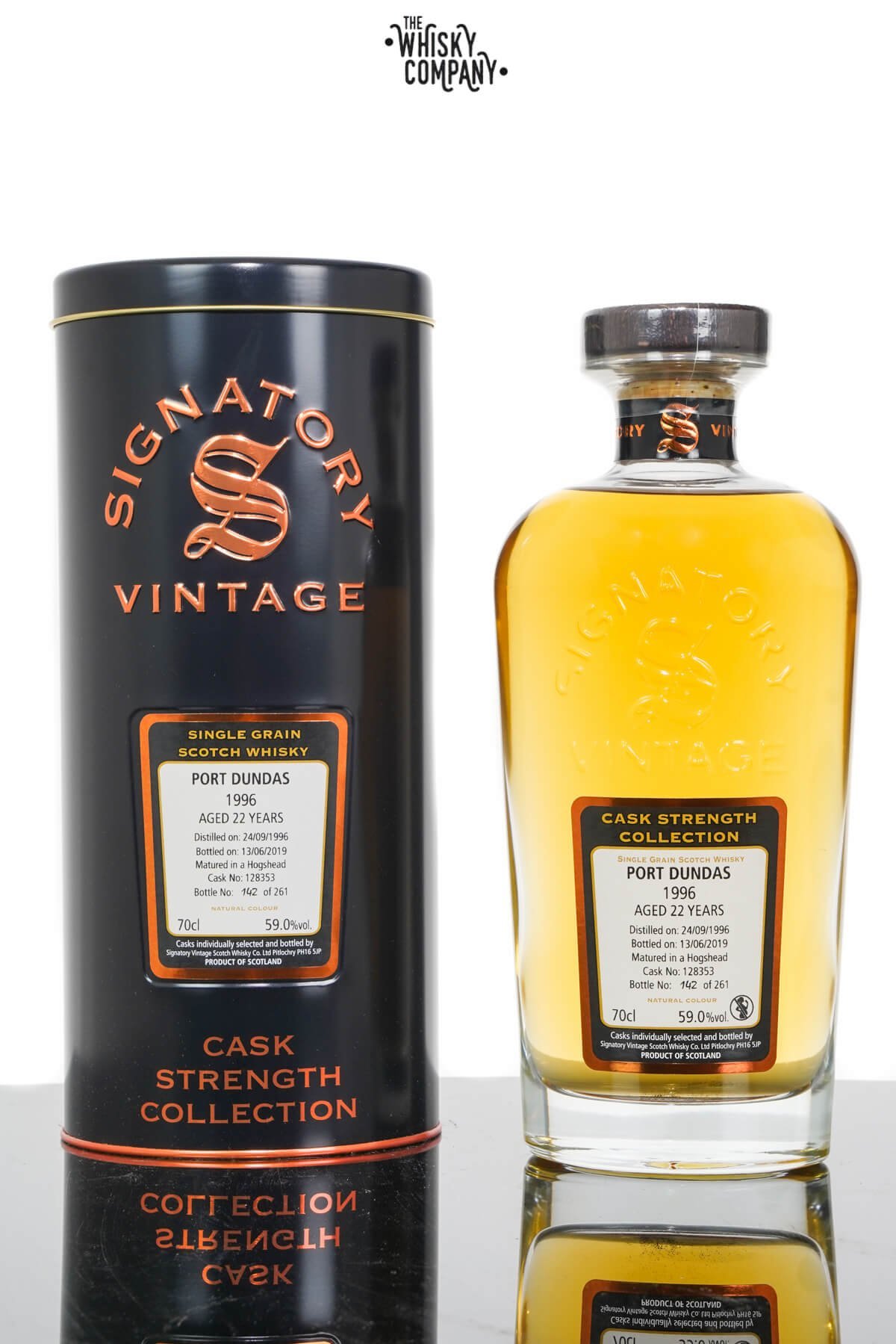 Port Dundas 1996 Aged 22 Years Single Grain Scotch Whisky – Signatory Vintage (700ml)