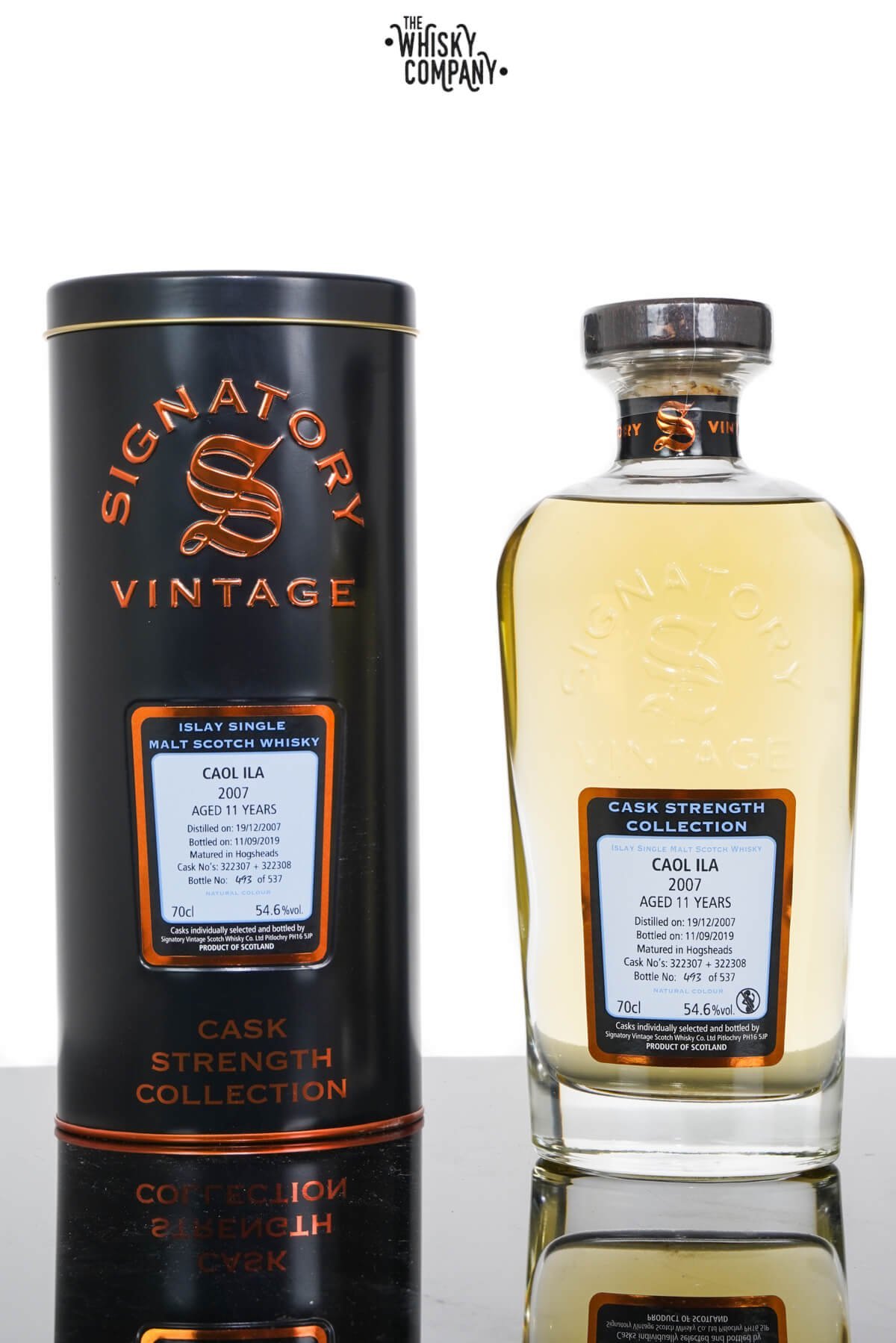 Caol Ila 2007 Aged 11 Years Single Malt Scotch Whisky – Signatory Vintage (700ml)