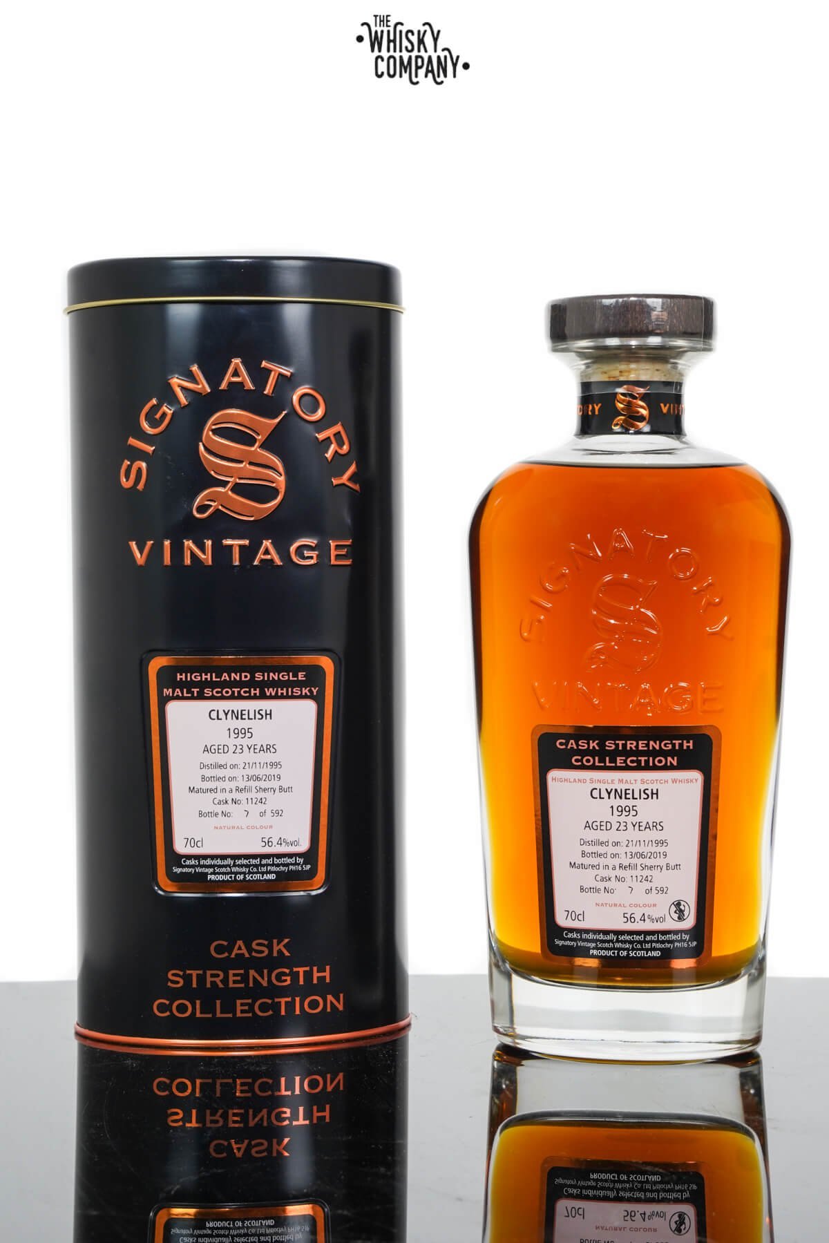 Clynelish 1995 Aged 23 Years Single Malt Scotch Whisky – Signatory Vintage (700ml)