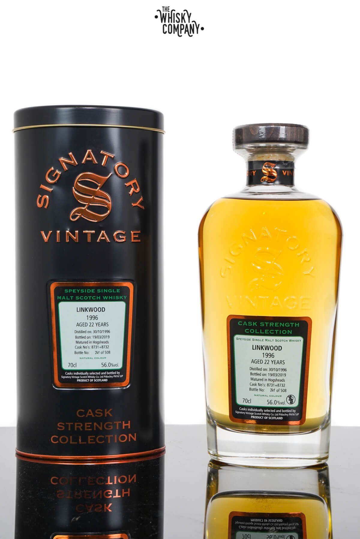 Linkwood 1996 Aged 22 Years Speyside Single Malt Scotch Whisky – Signatory Vintage (700ml)