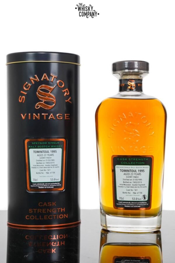 Tomintoul 1995 Aged 23 Years Speyside Single Malt Scotch Whisky – Signatory Vintage (700ml)