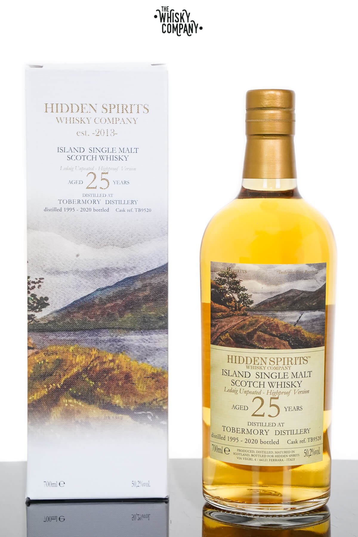 Tobermory 1995 Aged 25 Years Single Malt Scotch Whisky – Hidden Spirits (700ml)
