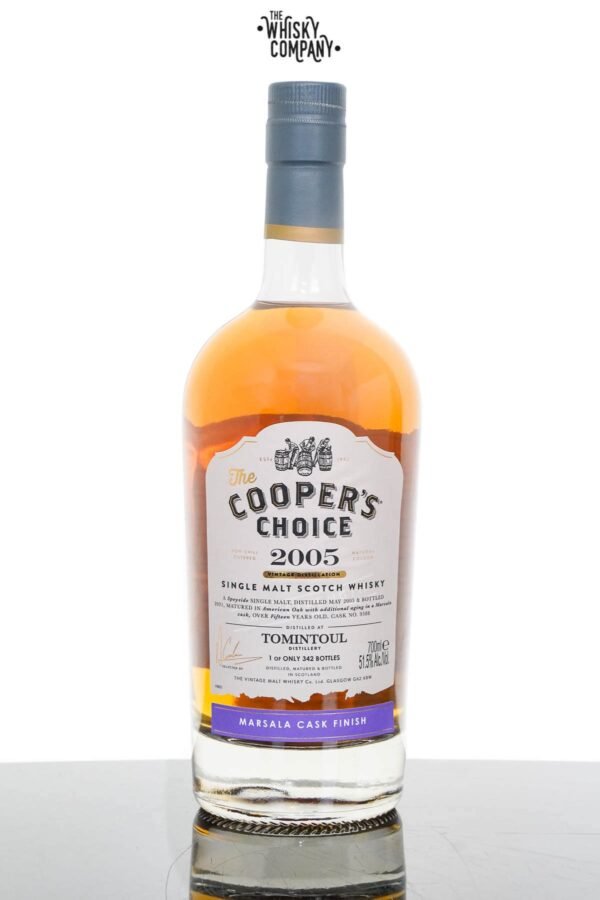 Tomintoul 2005 Aged 15 Years Single Malt Scotch Whisky – The Cooper’s Choice #9388 (700ml)