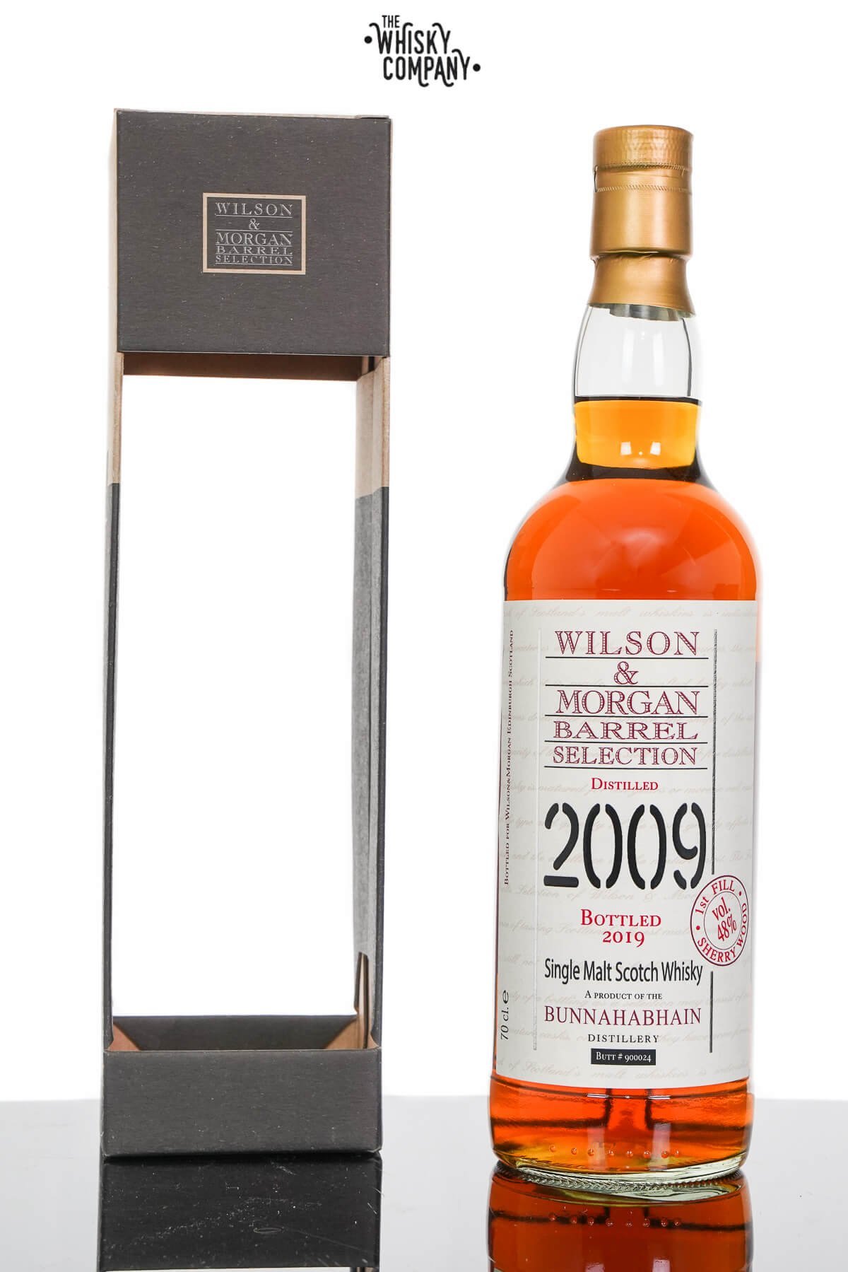 Bunnahabhain 2009 Aged 10 Years Single Malt Scotch Whisky – Wilson & Morgan (700ml)