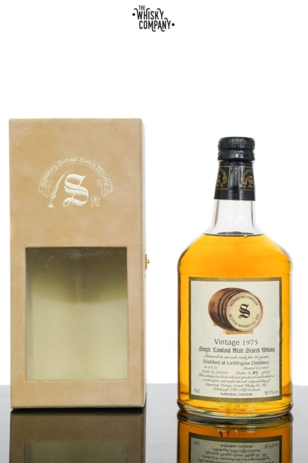 Linlithgow Distillery 1975 Aged 25 Years Single Malt Scotch Whisky – Signatory Vintage (700ml)